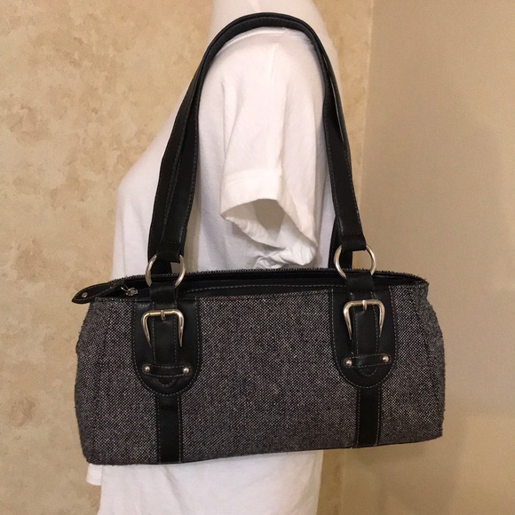Croft & Barrow Handbags - [Croft & Barrow] Tweed Shoulder Purse